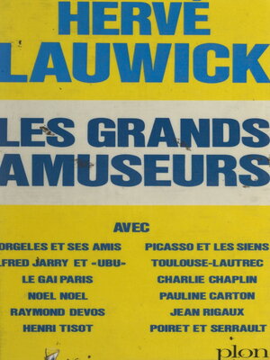 cover image of Les grands amuseurs